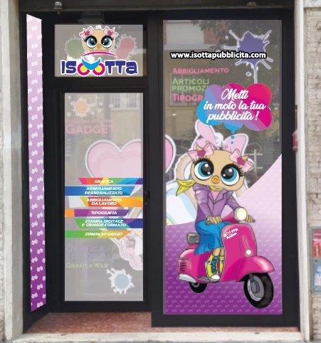 Negozio Isotta Pubblicità Roma